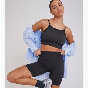 NWT Adanola Rib Tank in Charcoal